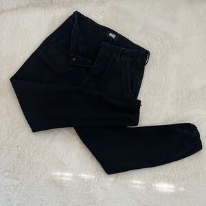 PAIGE Mayslie Midnight Black Casual Pants